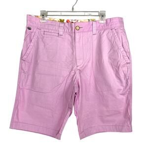 TRUE GRIT Island Chino Mens Shorts Sz 34 Purple Beach ($120) Islandwear NWT